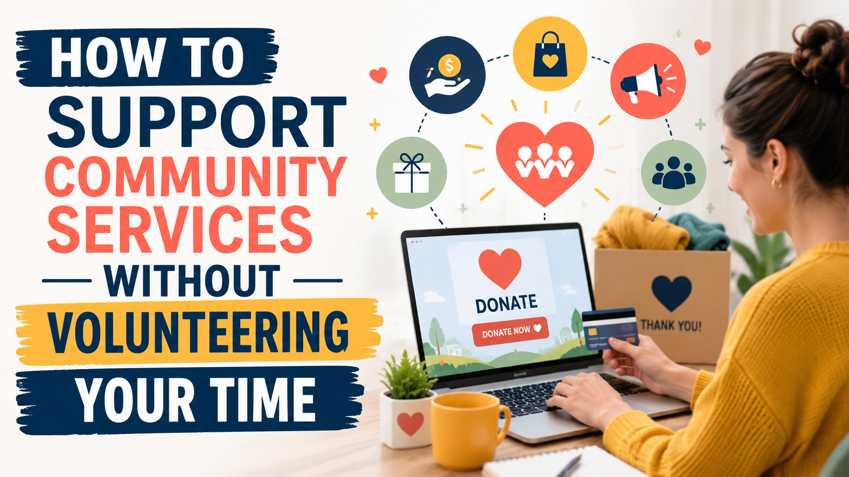 How to Support Community Services Without Volunteering Your Time